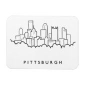 Magnet Flexible Pittsburgh Pennsylvanie (Horizontal)