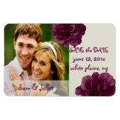 Magnet Flexible PixDezines calla bordeaux enregistrer la date/do-i (Horizontal)