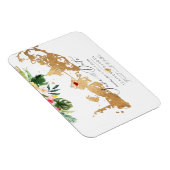 Magnet Flexible PixDezines Elegant Gold Key West Map, DO-IT-YOURSE (Côté Droit)