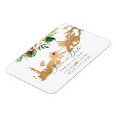 Magnet Flexible PixDezines Elegant Gold Key West Map, DO-IT-YOURSE (Côté Gauche)