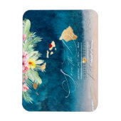 Magnet Flexible PixDezines Elegant Hawaiian DO-IT-YOURSELF Carte E (Vertical)