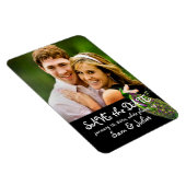 Magnet Flexible PixDezines paon photo enregistrer date/do-it-yours (Côté Droit)