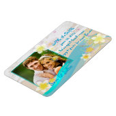 Magnet Flexible PixDezines plage+plumeria enregistrer la date/do-i (Côté Gauche)