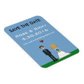 Magnet Flexible Pixel Gamer Enregistrer le Mariage de date (Côté Droit)