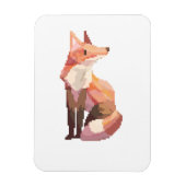 Magnet Flexible Pixelart, renard (Vertical)