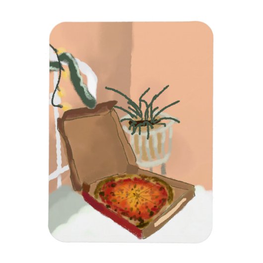 Magnet Flexible Pizza de Noël (Vertical)