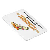 Magnet Flexible Pizza drôle (Côté Droit)