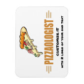 Magnet Flexible Pizza drôle (Vertical)