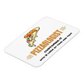 Magnet Flexible Pizza drôle (Côté Gauche)