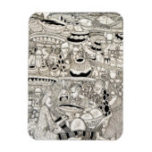 Magnet Flexible Place du marché (Vertical)