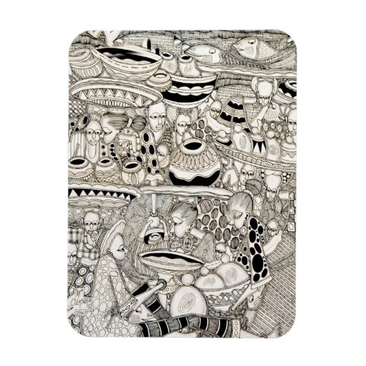 Magnet Flexible Place du marché (Vertical)