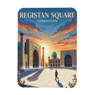 Magnet Flexible Place du Régistan Ouzbékistan
