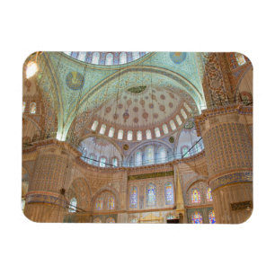 Magnet Flexible Plafond en dôme intérieur coloré de la Mosquée Ble