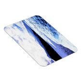 Magnet Flexible Plage au crépuscule dans les tons bleus (Côté Droit)