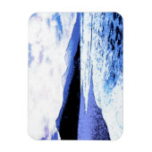 Magnet Flexible Plage au crépuscule dans les tons bleus (Vertical)