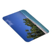 Magnet Flexible Plage avec palmiers, Maldives (Côté Droit)