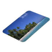 Magnet Flexible Plage avec palmiers, Maldives (Côté Gauche)