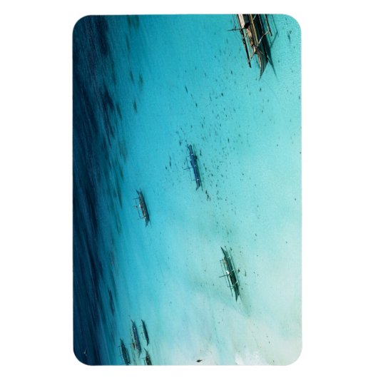 Magnet Flexible Plage Blanche (Vertical)