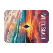 Magnet Flexible Plage Blanche Philippines (Horizontal)
