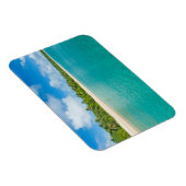 Magnet Flexible Plage bordée de palmiers, Tonga (Côté Droit)