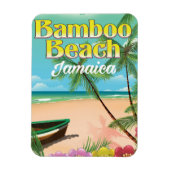 Magnet Flexible Plage de Bamboo Jamaïque (Vertical)