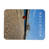 Magnet Flexible Plage de Brighton et vue sur la jetée aimant frigo (Horizontal)