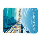 Magnet Flexible Plage de Clearwater États-Unis (Horizontal)
