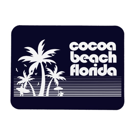 Magnet Flexible Plage de Cocoa Floride (Horizontal)