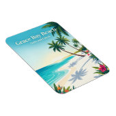 Magnet Flexible Plage de Grace Bay Turks et Caïcos (Côté Droit)