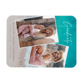 Magnet Flexible Plage de graduation océanique multi-photo moderne (Horizontal)