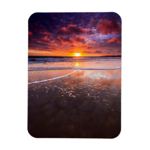 Magnet Flexible Plage de l'État de Ventura au coucher du soleil