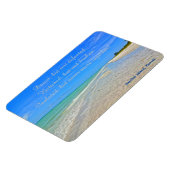 Magnet Flexible Plage de l'île de Sanibel Floride Pré-ouragan Ian (Côté Gauche)