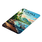 Magnet Flexible Plage de Lovina Indonésie (Côté Gauche)