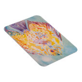 Magnet Flexible Plage de mer Poisson aquarelle (Côté Droit)
