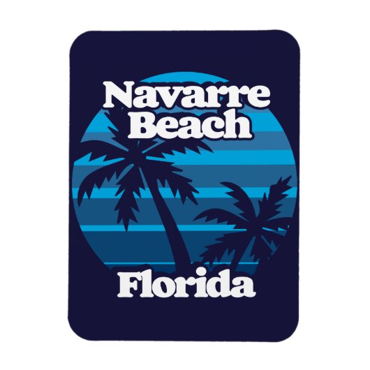Magnet Flexible Plage de Navarre Floride (Vertical)