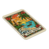 Magnet Flexible Plage de Negril Jamaïque (Côté Droit)