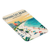 Magnet Flexible Plage de Panama City Floride (Côté Droit)