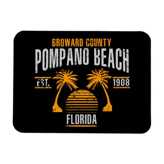 Magnet Flexible Plage de Pompano (Horizontal)