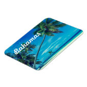 Magnet Flexible Plage de sable blanc avec palmiers tropicaux Baham (Côté Gauche)
