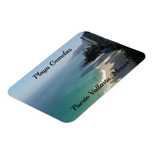 Magnet Flexible Plage de sable turquoise (Côté Gauche)