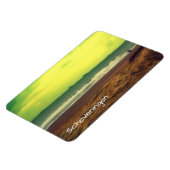 Magnet Flexible Plage De Scheveningen Filtrée Et Un Cheval (Côté Gauche)