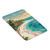 Magnet Flexible Plage de Sept Milles Îles Caïmans (Côté Droit)