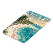 Magnet Flexible Plage de Sept Milles Îles Caïmans (Côté Gauche)