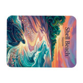 Magnet Flexible Plage de Shell Guyana (Horizontal)