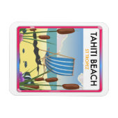 Magnet Flexible Plage de Tahiti st tropez (Horizontal)