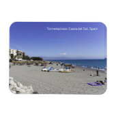 Magnet Flexible Plage de Torremolinos, Costa del Sol, Espagne (Horizontal)