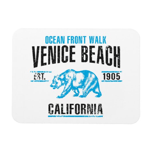 Magnet Flexible Plage de Venice (Horizontal)