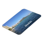 Magnet Flexible Plage de Waikiki (Côté Gauche)