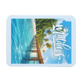 Magnet Flexible Plage des Maldives (Horizontal)