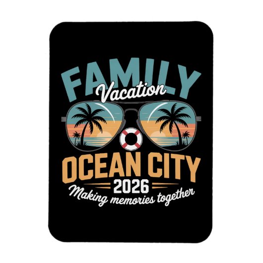 Magnet Flexible Plage d'Ocean City (Vertical)